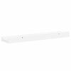 vidaXL Frame Ledge Shelf Set of 2 White MDF 15.7 in x 3.5 in x 1.2 in