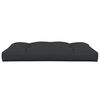 vidaXL Pallet Cushion Black 100% polyester 47.2 x 31.5 in