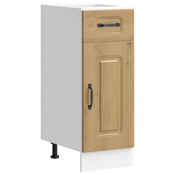 vidaXL Kitchen Base Cabinet Artisan oak Engineered wood Small