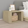 vidaXL Bedside Table Sonoma Oak Engineered wood Large Bedside Table