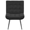 vidaXL Relaxing Chair Black Velvet Standard chair size Ergonomic