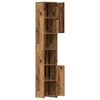 vidaXL Bathroom Cabinet Old wood Engineered Wood 72.2 x 11.8 x 11.8 in