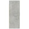 vidaXL Hanging Wall Cabinet Concrete grey Engineered wood 27.4x13.4x35.4in
