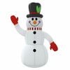 vidaXL Inflatable Snowman Multicolor Oxford fabric with PU coating