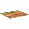 vidaXL Table Top Various wood tones Solid reclaimed wood 27.6 x 31.5 in
