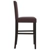 vidaXL Bar Chair Brown and Black