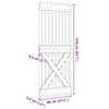 vidaXL Door NARVIK 31.5"x82.7" Solid Wood Pine