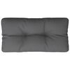 vidaXL Pallet Cushion Anthracite 100% polyester 27.6 x 15.7 x 4.7 in