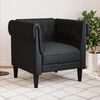 vidaXL Chesterfield Sofa Chair Black
