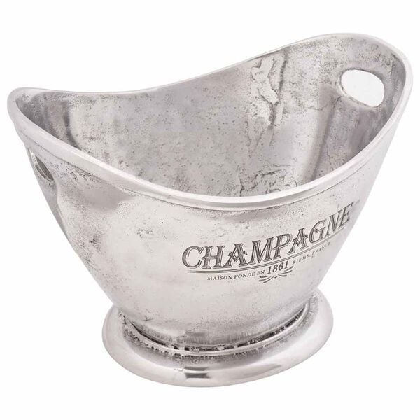 vidaXL Ice Bucket Silver 36 x 25 x 26 cm Aluminium