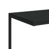 vidaXL Side Table Black Engineered wood, Iron Durable Side Table
