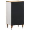 vidaXL Sideboard Natural Mango with White