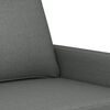 vidaXL 2-seater Sofa Dark grey Fabric (100% polyester), metal, textilene