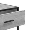 vidaXL Console Table Grey Sonoma Engineered wood Standard Console Table