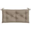 vidaXL Garden Bench Cushion Taupe Oxford fabric (100% polyester) Medium