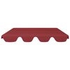 vidaXL Replacement Canopy for Garden Swing Wine Red 59.1"/51.2"x41.3"/27.6"