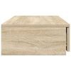 vidaXL Bed Drawers Sonoma Oak 35.43 x 14.37 x 6.50 in Engineered Wood