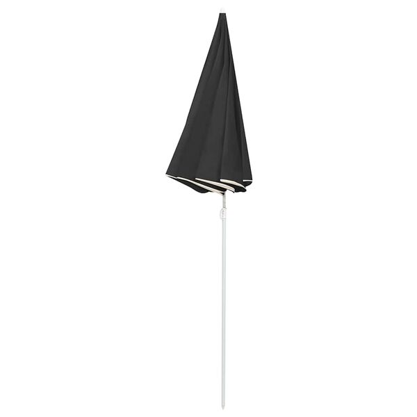 vidaXL Garden Parasol Anthracite Polyester, Steel 71 in Foldable