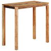 vidaXL Bar Table Multicolor Solid reclaimed wood Medium Durable