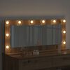 vidaXL Vanity Mirror with Mirror Artisan Oak 100 x 45 x 18 cm