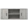 vidaXL TV Cabinet Concrete Grey Engineered Wood Medium-sized Cabinet