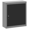 vidaXL Tool Cabinet Black and gray 50 x 20 x 55 cm Powder-coated steel