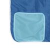 vidaXL Curtain For Loft Bed Blue 100% Polyester Standard Storage