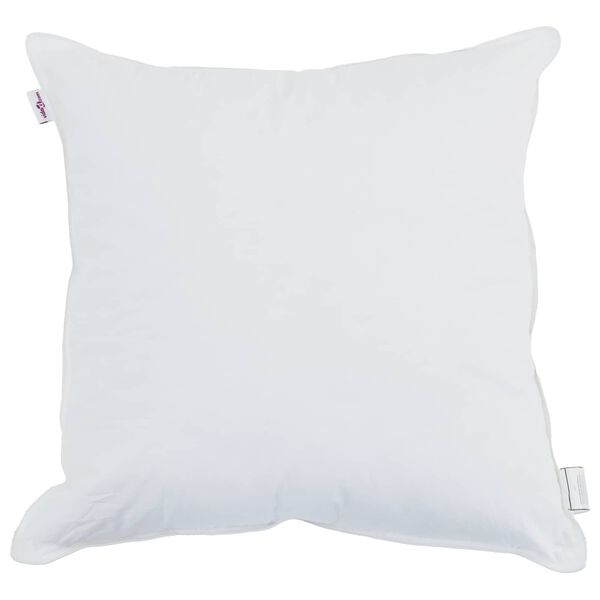 vidaXL Pillow with Pillow 2 pcs White 19.69 x 19.69 in Cotton