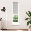 vidaXL Roller Blind Light Gray 100% Polyester, Aluminum top rail