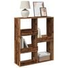 vidaXL Book Cabinet Old wood Engineered wood Medium Book Cabinet