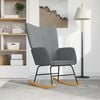 vidaXL Rocking Chair Light grey