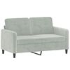 vidaXL Sofa Set Light Grey