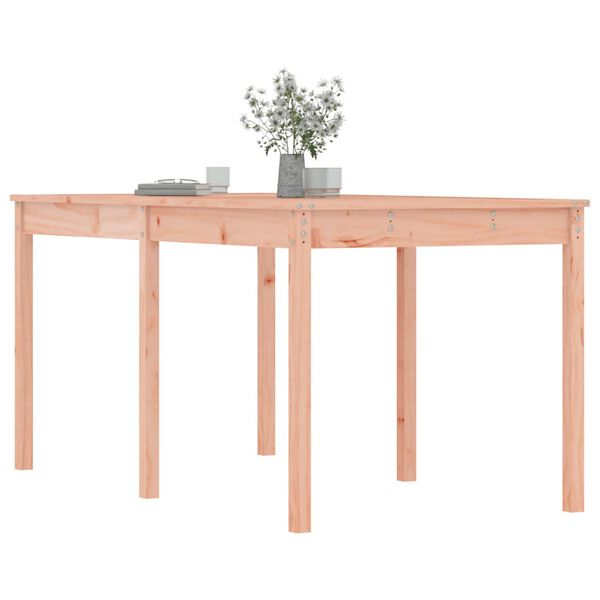 vidaXL Garden Table Natural Solid douglas wood Large Durable