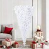 vidaXL Artificial Christmas Tree White 70.87 in PVC and Steel