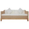 vidaXL Sofa Set Natural rattan and cream white