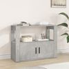 vidaXL Sideboard Concrete Grey Engineered Wood Standard Cabinet