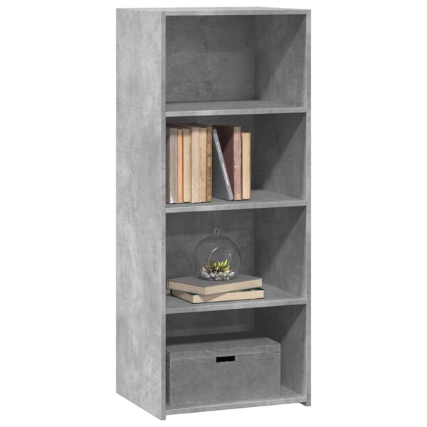 vidaXL Highboard Concrete grey Engineered wood Large Highboard