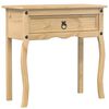 vidaXL Console Table Honey wax finish