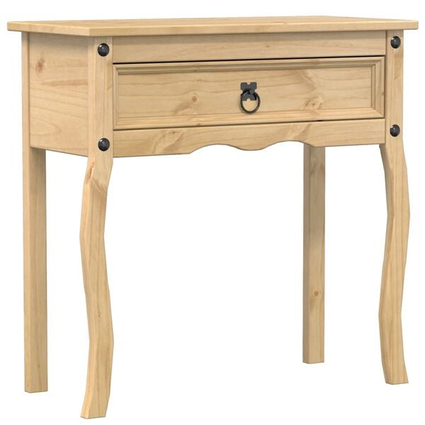 vidaXL Console Table Honey wax finish