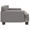 vidaXL Kids Sofa Grey Faux Leather Mini Attractive Design Kids Sofa