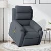 vidaXL Electric Stand Up Massage Recliner Chair Dark gray