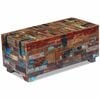 vidaXL Coffee Table Multicolor Reclaimed Wood Medium Storage