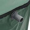 vidaXL Rain Water Tank Dark Green PVC Large Collapsible