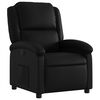 vidaXL Recliner Chair Black Faux leather, metal, plywood Single