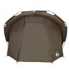 vidaXL Fishing Tent 4-Person Brown Waterproof
