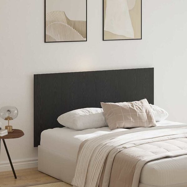 vidaXL Headboard Black Oak 160 x 1.5 x 80 cm Engineered Wood