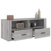 vidaXL TV Cabinet Grey Sonoma Engineered Wood Medium TV Cabinet