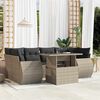 vidaXL Garden Sofa Set Light grey, Anthracite