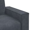 vidaXL Sofa Chair Dark gray Velvet One Seater Durable Armchair