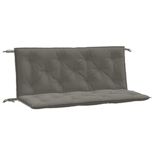 vidaXL Garden Bench Cushion Melange dark grey Fabric (100% polyester)